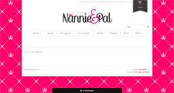Desktop Screenshot of nannieandpal.com